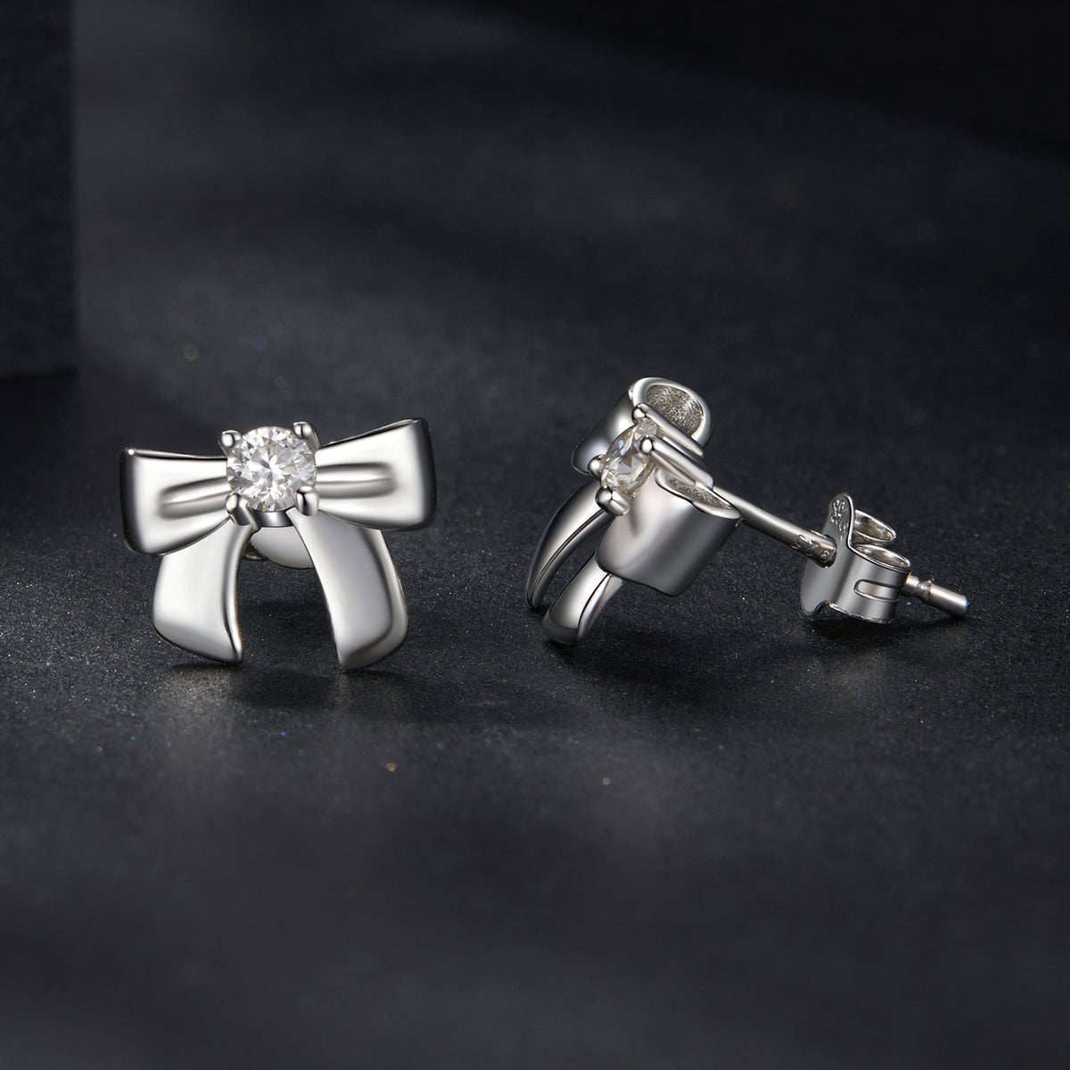 Sterling Silver Moissanite Earrings