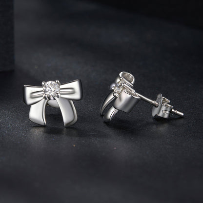 Sterling Silver Moissanite Earrings