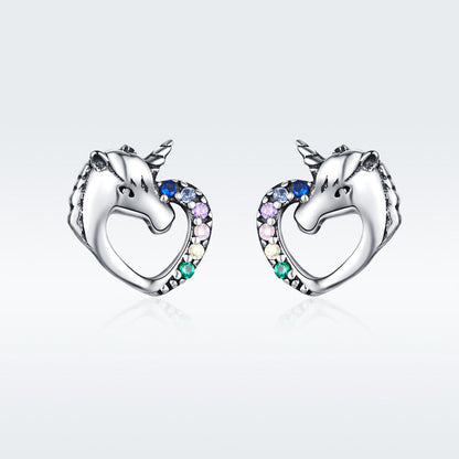 Sterling Silver Oxidized Pavé Cubic Zirconia Earrings
