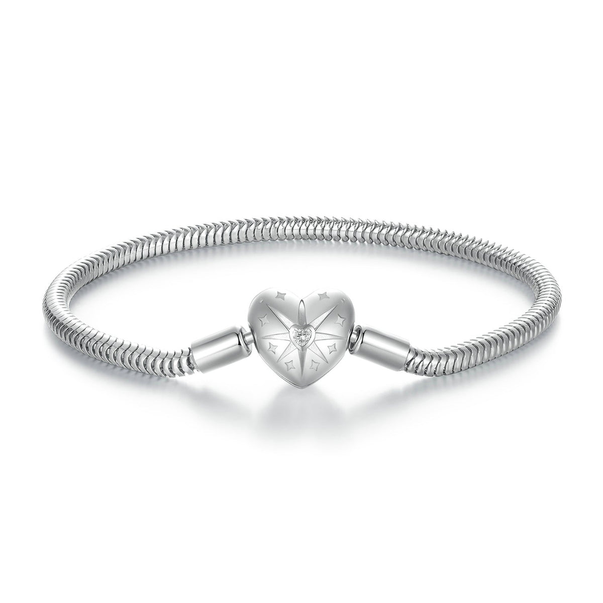 White Gold Plated Pavé Cubic Zirconia Bracelet