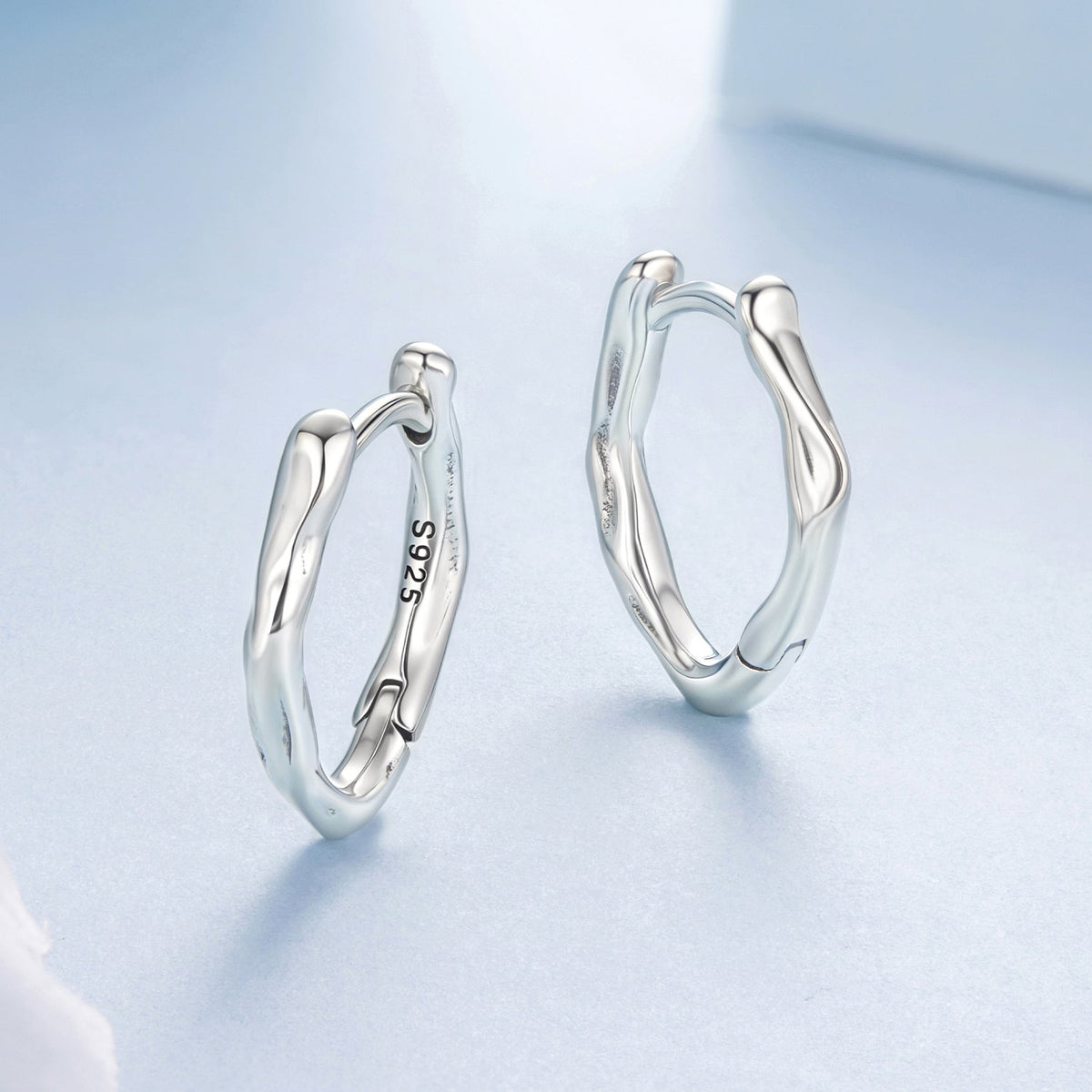 Sterling Silver Oxidized Earrings