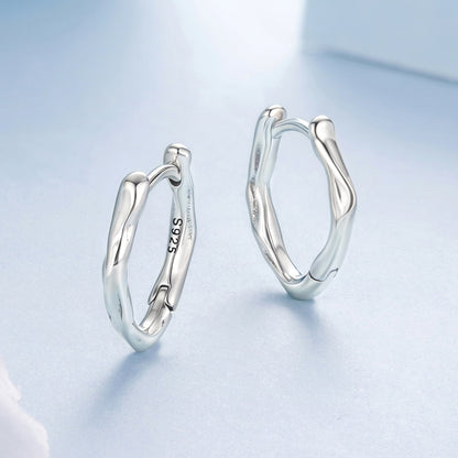 Sterling Silver Oxidized Earrings