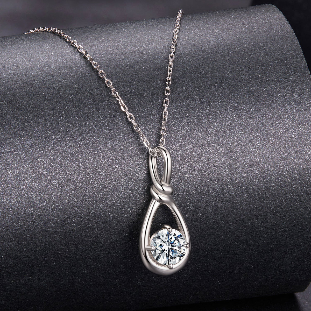 Sterling Silver Moissanite Necklace