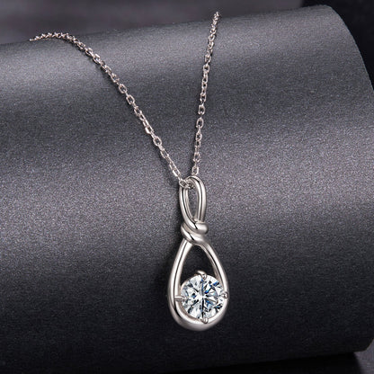 Sterling Silver Moissanite Necklace
