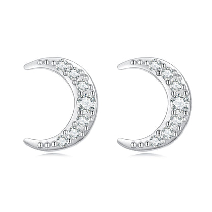 Sterling Silver Pavé Cubic Zirconia Earrings