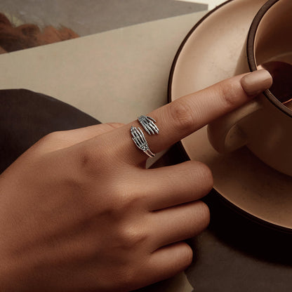 Sterling Silver Oxidized Band Ring