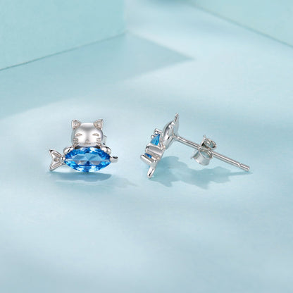Sterling Silver Cubic Zirconia Earrings
