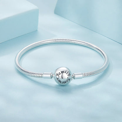 Sterling Silver Oxidized White Gold Bracelet