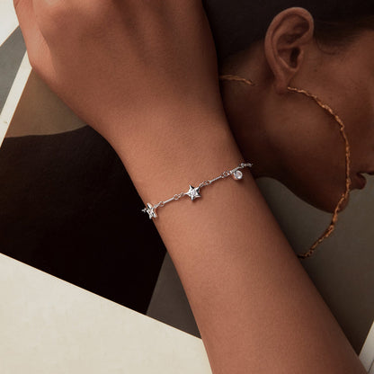 925 Sterling Silver Cubic Zirconia Bracelet