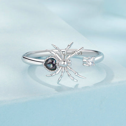 Sterling Silver White Gold Plated Pavé CZ Ring