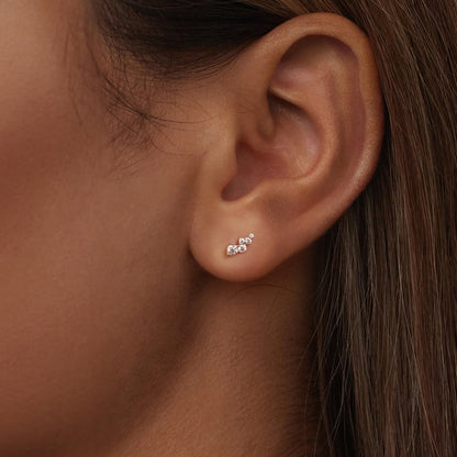 Sterling Silver Moissanite Earrings