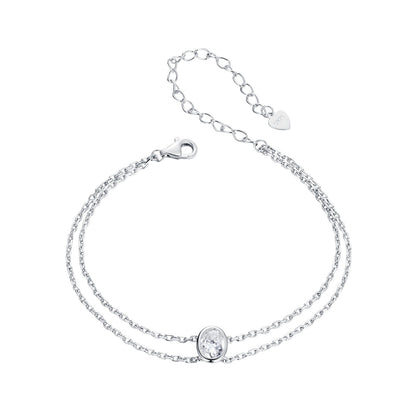 925 Sterling Silver Moissanite Bracelet