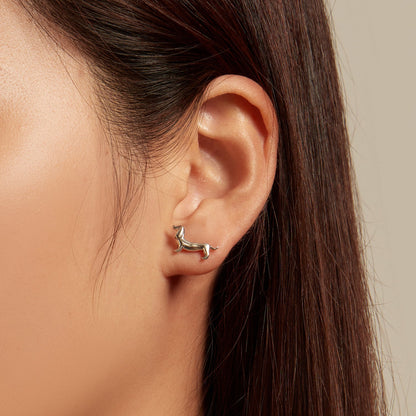 Sterling Silver Oxidized Earrings