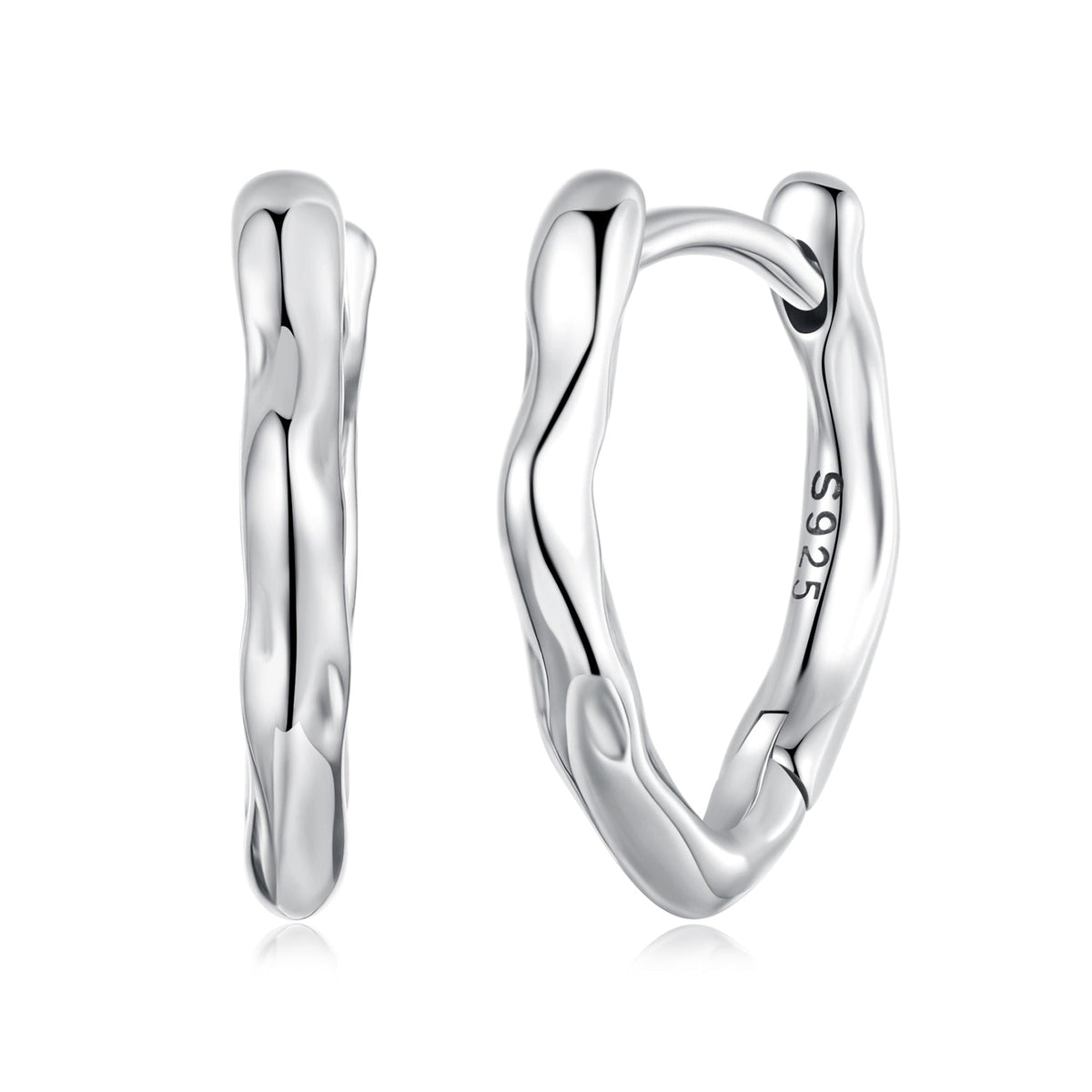 Sterling Silver Oxidized Earrings