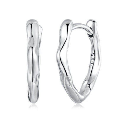 Sterling Silver Oxidized Earrings