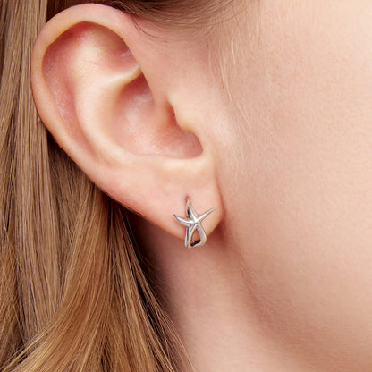 Sterling Silver Oxidized Earrings