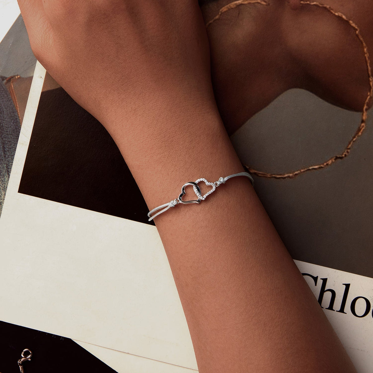 White Gold Plated Pavé CZ Bracelet