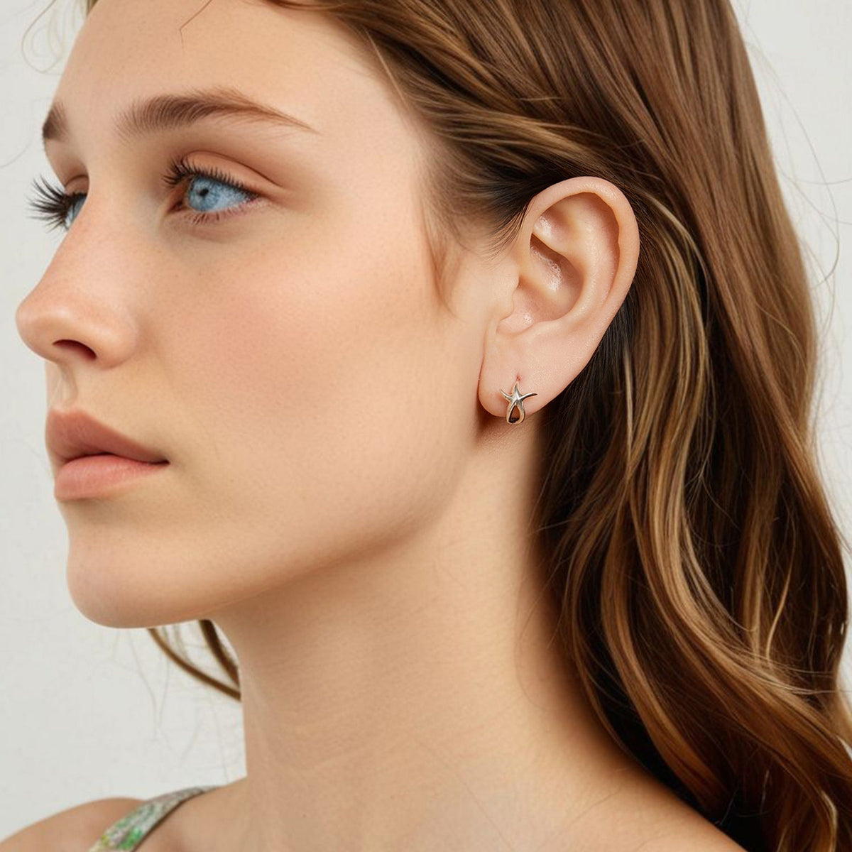 Sterling Silver Oxidized Earrings
