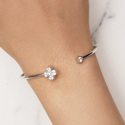 Sterling Silver CZ Pavé Bracelet