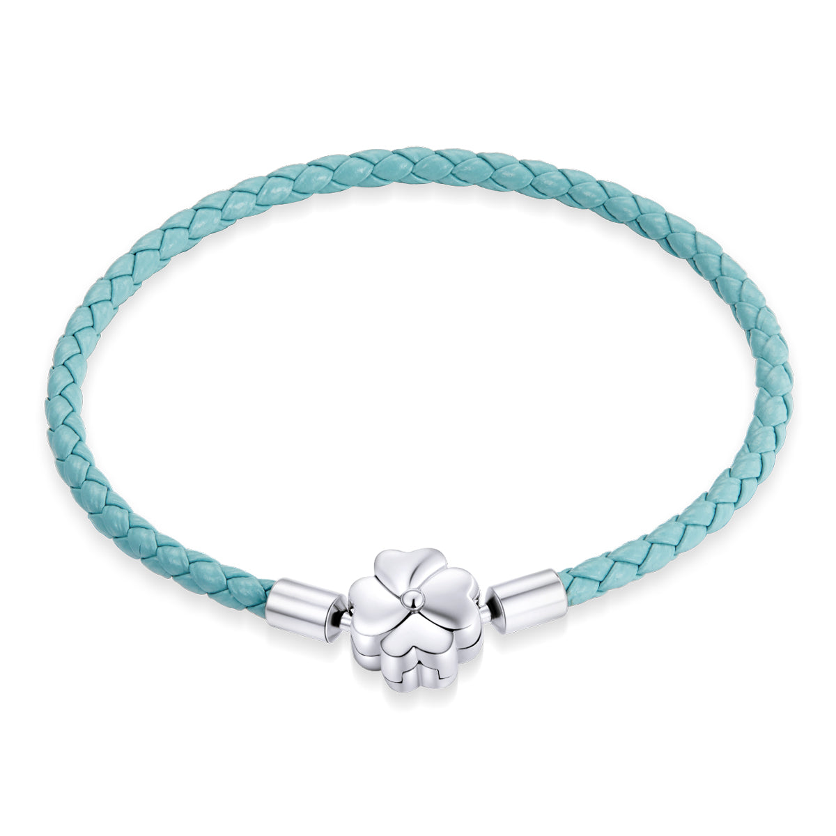 Sterling Silver and Leather Oxidized Bracelet