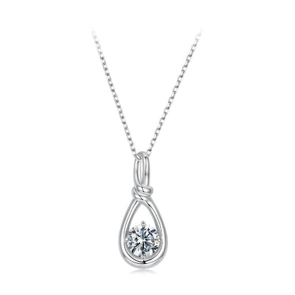 Sterling Silver Moissanite Necklace