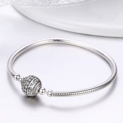 Sterling Silver Circular Head Bracelet