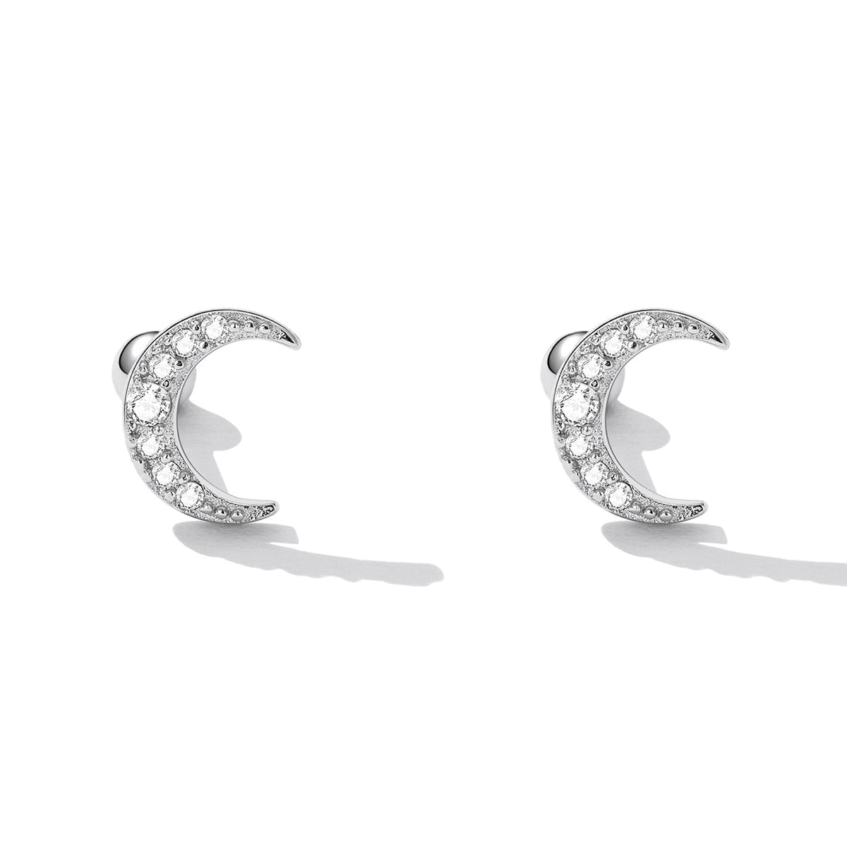 Sterling Silver Pavé Cubic Zirconia Earrings