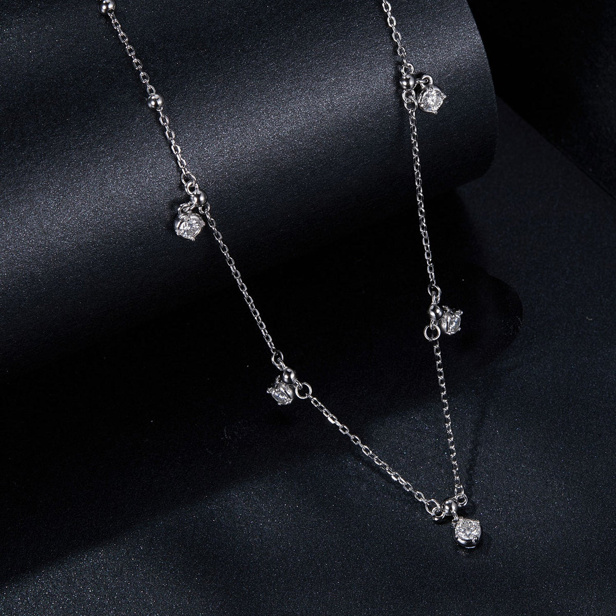Sterling Silver Moissanite Necklace