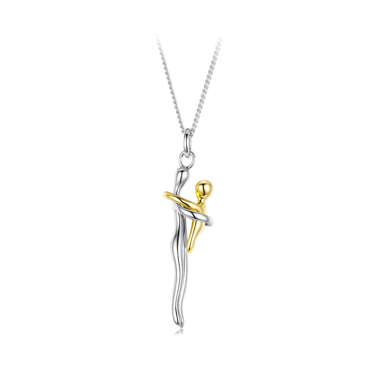 Sterling Silver and Gold Plated Adjustable Necklace