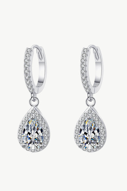 Moissanite Teardrop Earrings - Undeniably LUXE