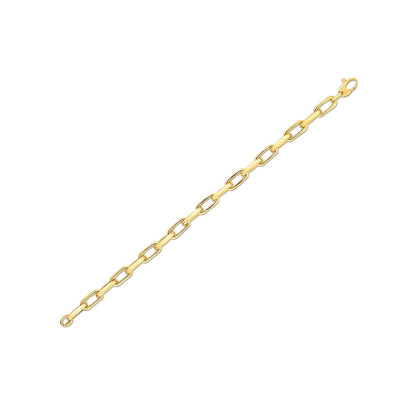 Yellow Gold French Cable Link Bracelet