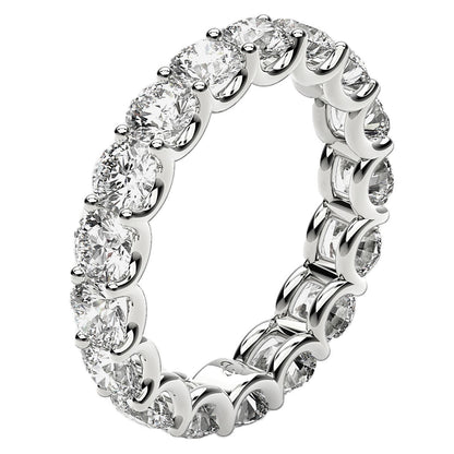 14K White Gold 3 cttw Lab Grown Diamond Eternity Ring
