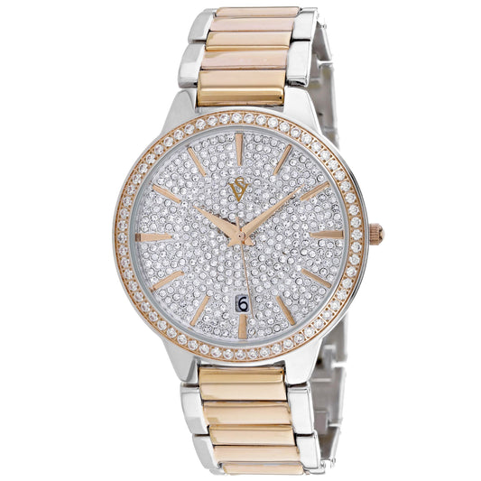 Christian Van Sant Alessia Silver Stainless Steel Watch