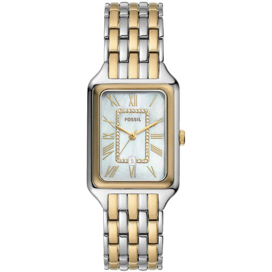 Stainless Steel Mother of Pearl Bracelet Watch