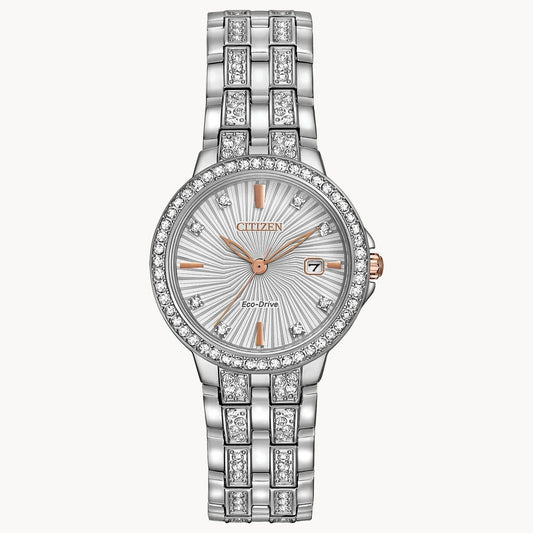 Stainless Steel Round Bracelet Watch