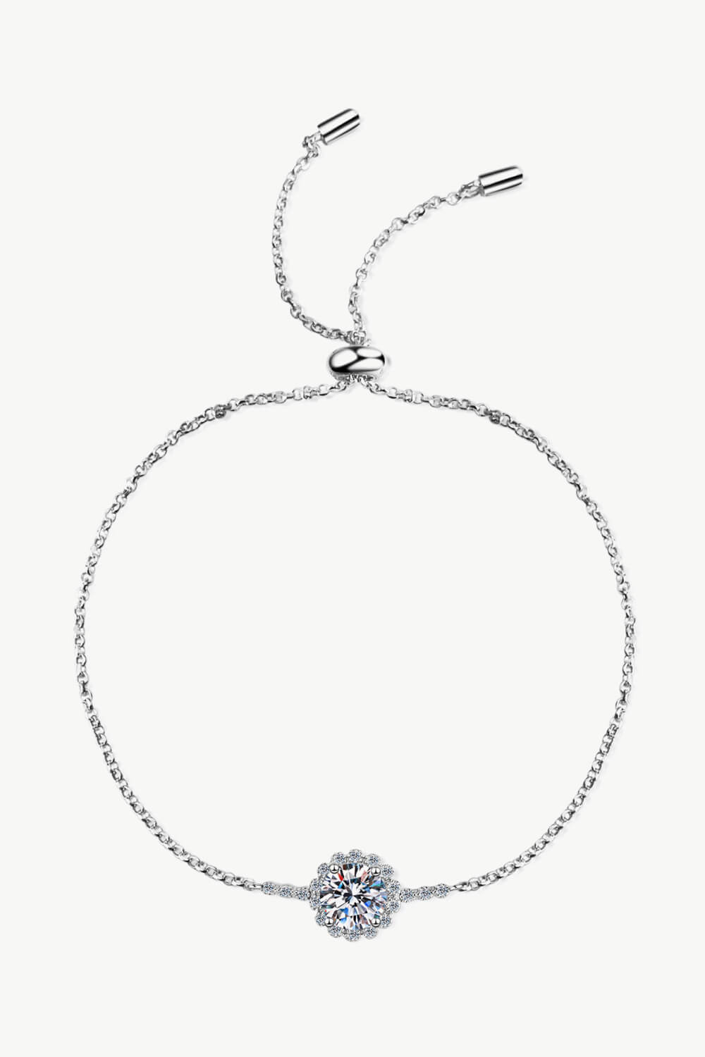1 Carat Moissanite Chain Bracelet - Undeniably LUXE