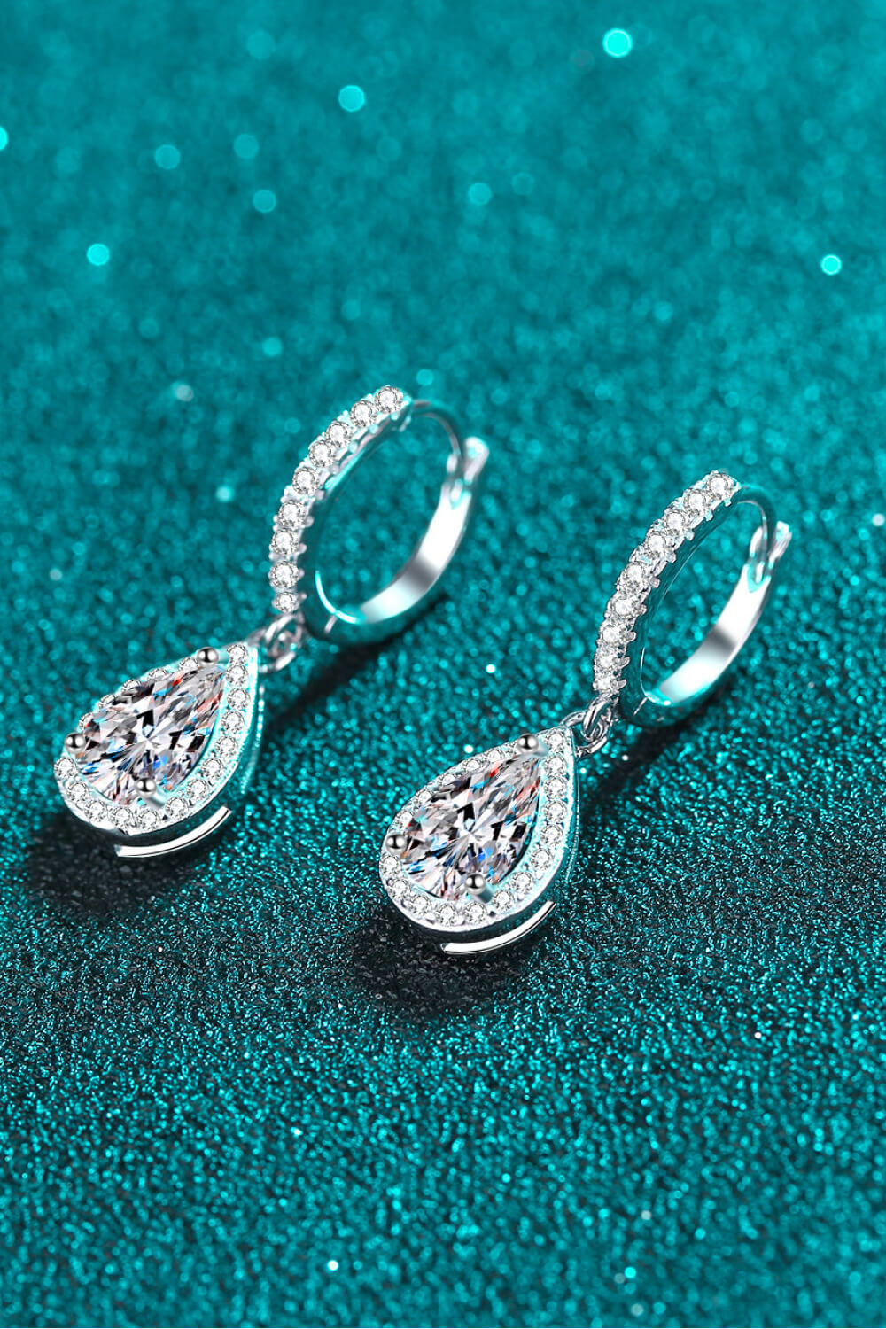 Moissanite Teardrop Earrings - Undeniably LUXE