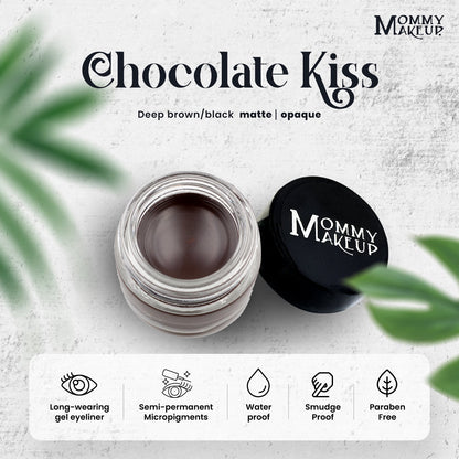 Chocolate Kiss Stay Put Waterproof Gel Eyeliner w/ Micropigments