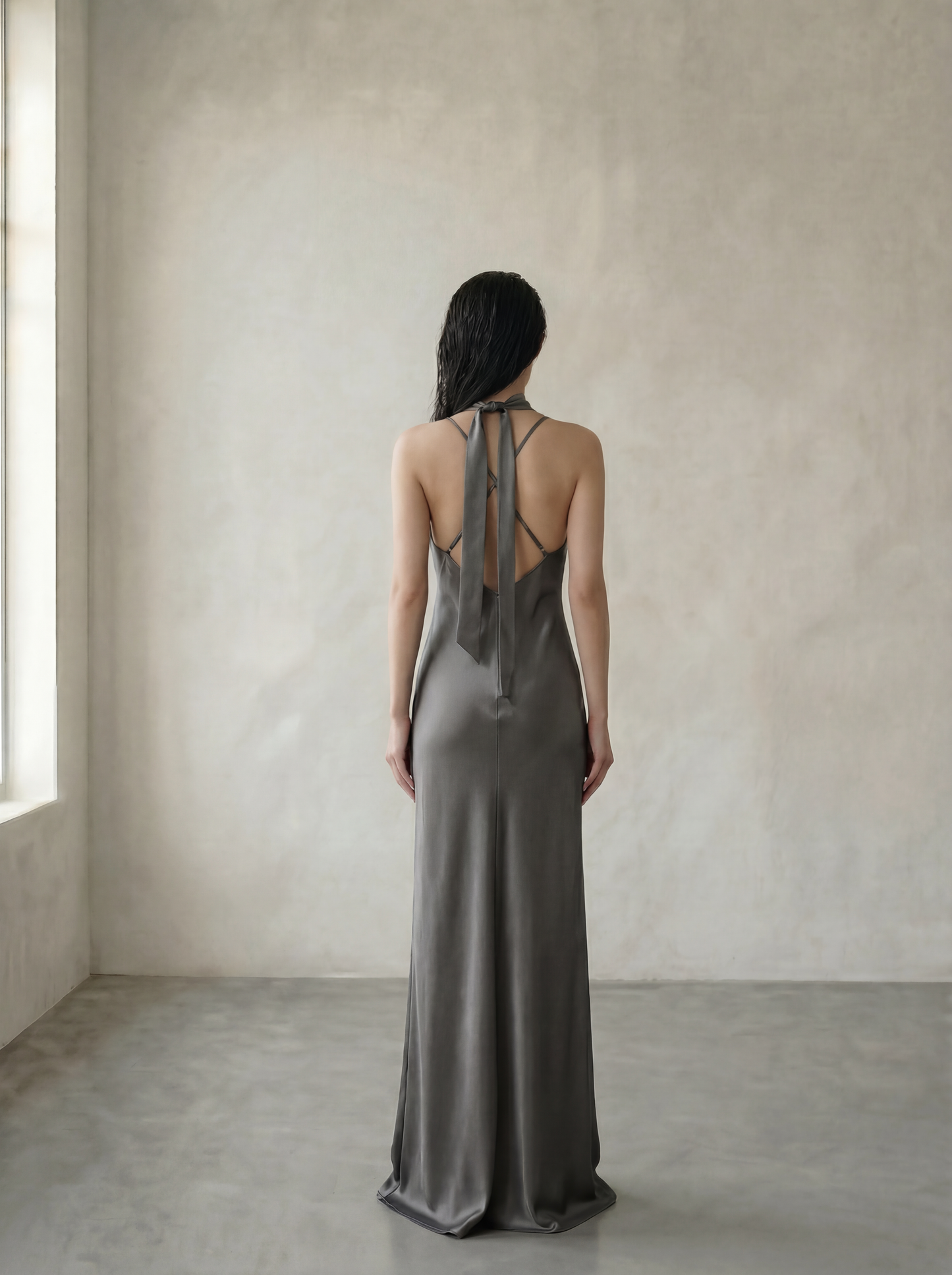 Silk Slip Bias Gown