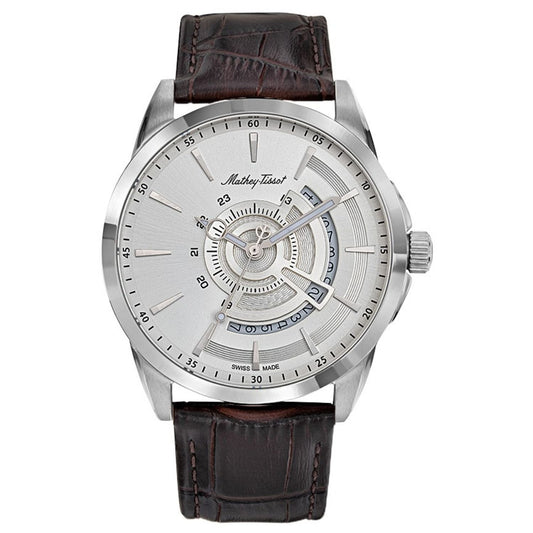 Stainless Steel 42mm Silver Dial Watch