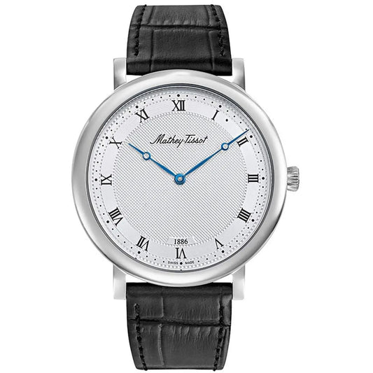 Stainless Steel Roman Dial Quartz Watch