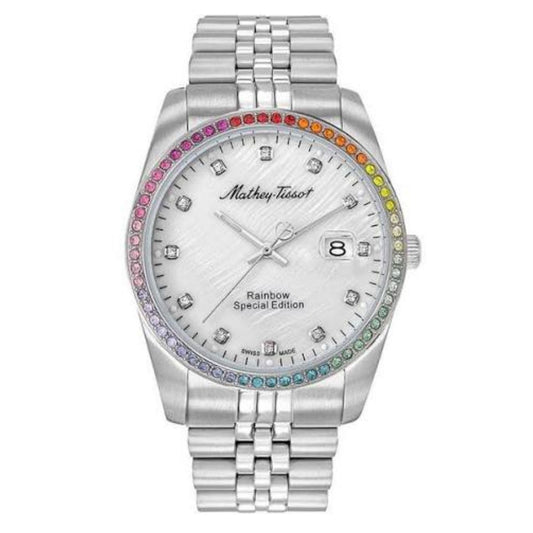 Tissot Rainbow Silver Stainless Steel Bracelet Watch