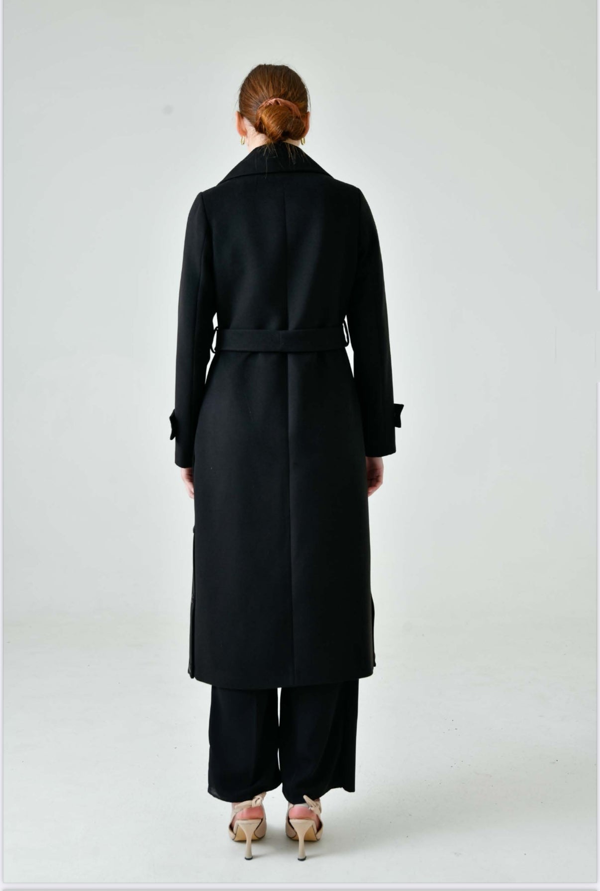 Camille Cashmere Blend Coat Black Coat