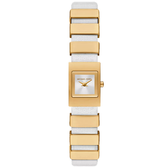 Michael Kors Darrington White Leather Watch