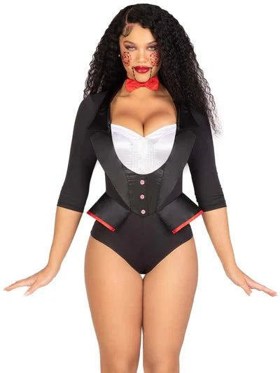Pretty Puppet Costume Women's Sexy Horror Puppet Halloween Outfit