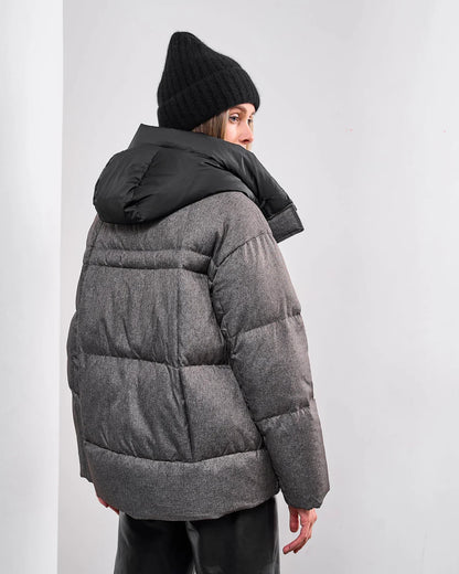 Metropolitan Wool-Effect Down Fill Jacket