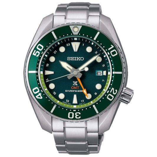 Stainless Steel Green Dial Sapphire Crystal Men's Watch