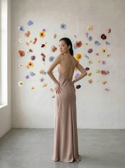 Silk Slip Bias Gown