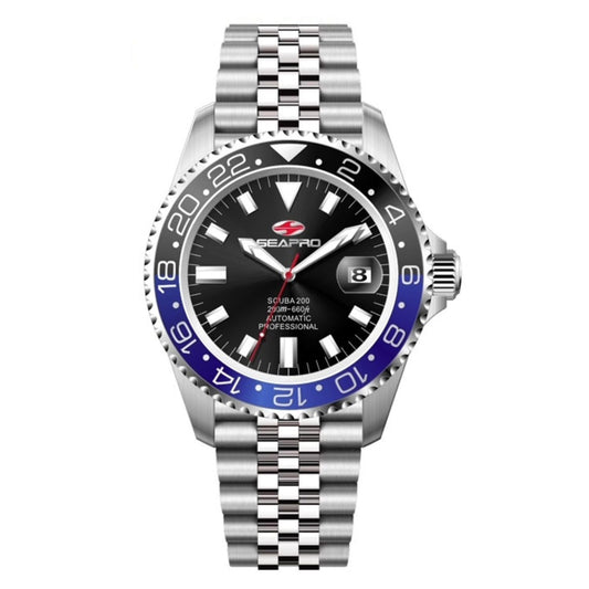 Seapro Grand Meridian Silver Stainless Steel Bracelet Watch