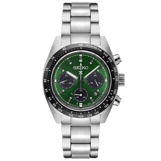 Stainless Steel Green Dial Sapphire Crystal Men's Watch